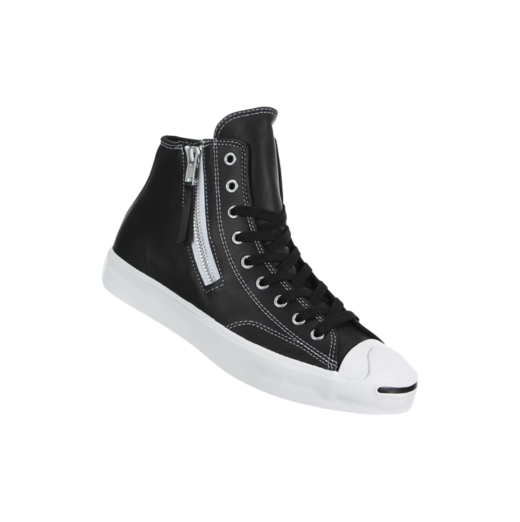 Converse Jack Purcell Zip Hi Black 
